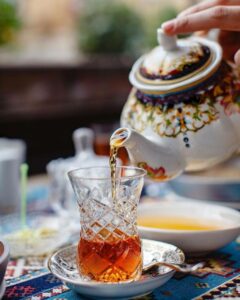 Azerbaijan Tea serving 