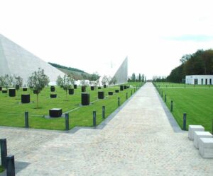 Memorial complex with green landscape, Quba Azerbaijan