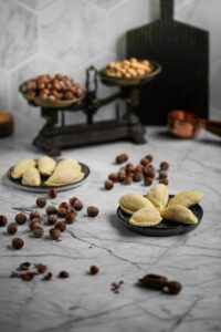 Traditional Azerbaijani pastries with nuts- Shekerbura