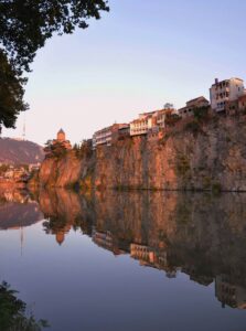Tbilisi Neighbourhood Guide 2026-2027: Where to Stay, Eat & Explore Mrkvari (kura) river in Tbilisi, Georgia